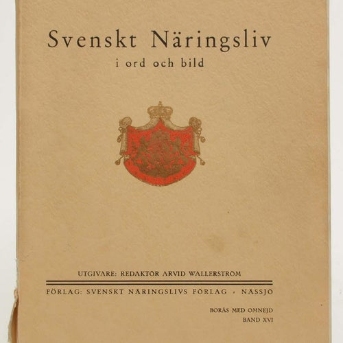 Svenskt näringsliv i ord och bild. Bd 16, Borås med omnejd / utgivare: Arvid Wal