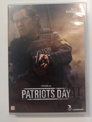 DVD Patriots Day Mark Wahlberg Kevin Bacon TOPPSKICK