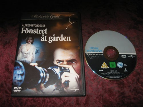 REAR WINDOW - FÖNSTRET ÅT GÅRDEN (JAMES STEWART,GRACE KELLY) DVD
