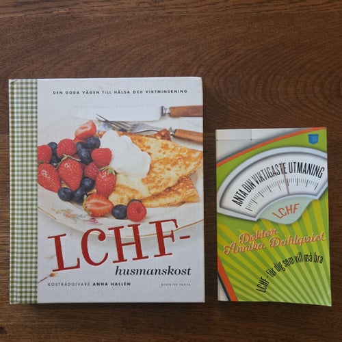 LCHF-böcker, LCHF-husmanskost samt Anta Din Viktigaste Utmaning