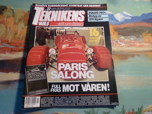 TEKNIKENS VÄRLD, 13/10 1988, NR 22,