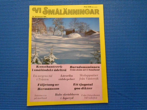 Vi Smålänningar 88 1985 Trästen Visland Fagerhult Äsperyd Stenåsa Ljusås