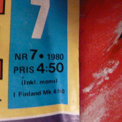 SERIE MAGASINET, NR 7-1980, TIDNING