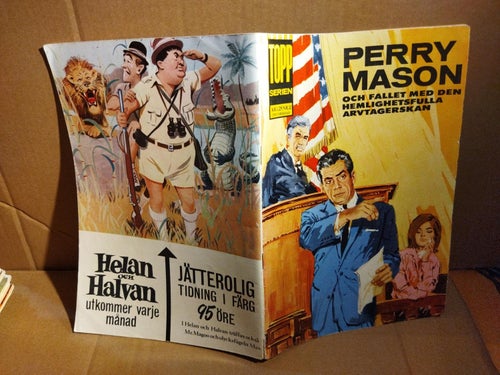 Toppserien 1964 nr 12 Perry Mason och fallet med den hemlighetsfulla arvtagerska