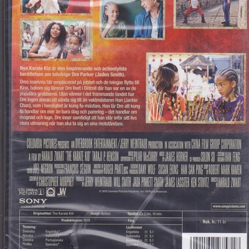 DVD / The Karate Kid / Jaden Smith, Jackie Chan / Ny & Inplastad