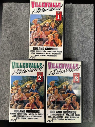 Villervalle i Söderhavet del 1-3 - VHS