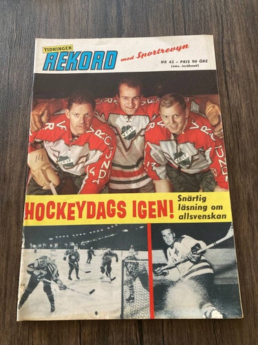 Tidningen Rekord med Sportrevyn nr 42 1965
