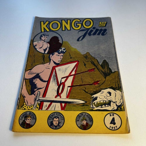 KongoJim nr 4 1957, bra skick! VG