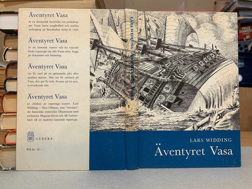 Äventyret Vasa av Lars Widding. Bok. Very good plus