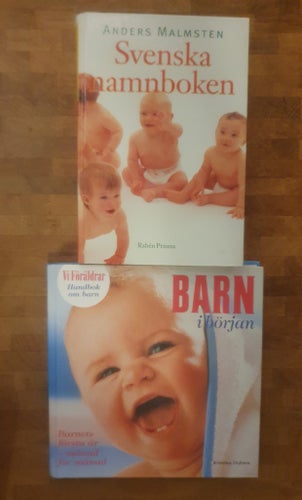 Svenska Namnboken av Anders Malmsten & Barn i början av Kristina Hofsten
