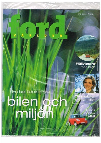 Fordvärlden 2000 (årgång 11/70) Nr 1-4 (komplett årgång) Nr 2-4 inplastade