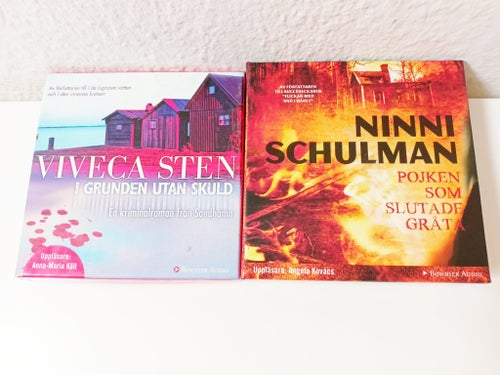 2st Ljudböcker Kvinnliga Författare 20CD Sten Schulman Utan Skuld mfl