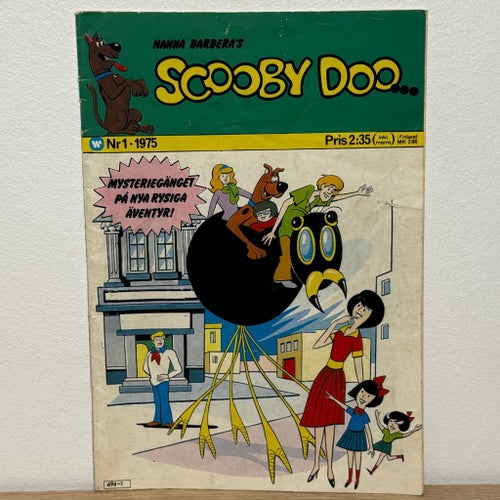 Scooby Doo.. nr 1/1975 (svensk, Williams)