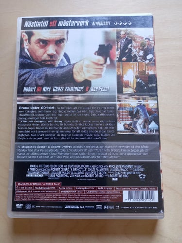 DVD-FILM "I SKUGGAN AV BRONX" MED ROBERT DE NIRO FRÅN 1993