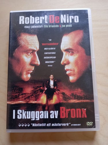 DVD-FILM "I SKUGGAN AV BRONX" MED ROBERT DE NIRO FRÅN 1993