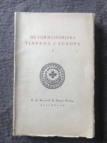De förhistoriska tiderna i Europa (1926)