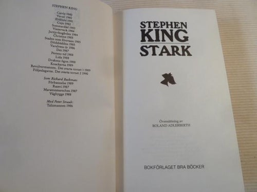 STARK, S. KING, 1990,  BÖCKER