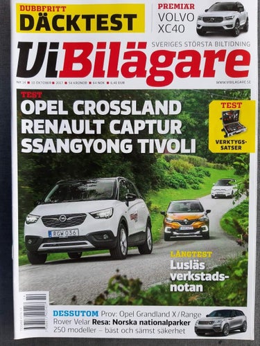 Vi Bilägare nr 14 2017: Renault Captur, Opel Crossland X + Grandland X