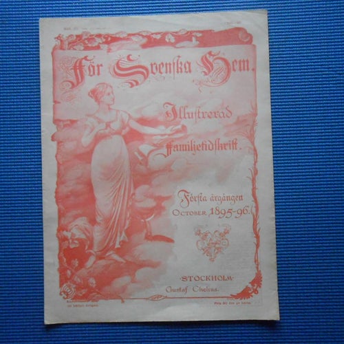 För Svenska Hem 1895-1896 Häfte 26 Första årgången