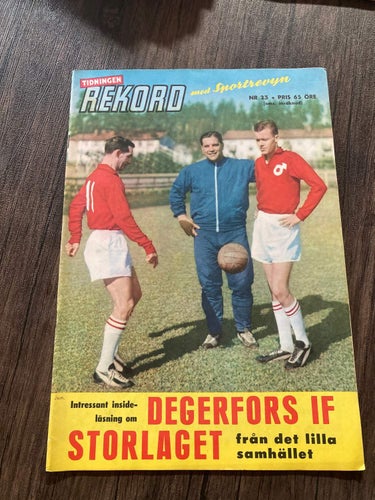 Tidningen Rekord med Sportrevyn nr 23 1963