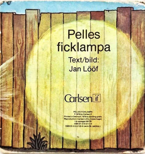 Pelles Ficklampa Pixi Minibok - Fri Frakt