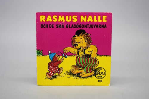 Rasmus Nalle och de små glasögontjuvarna , 1:a upplagan 1986