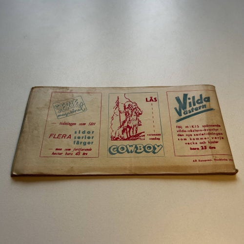 Vilda Västern nr 6 1952, bra skick! VG
