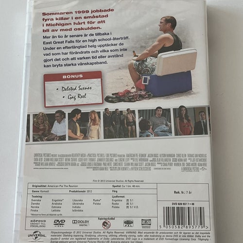 American pie: Reunion (2012). Inplastad DVD