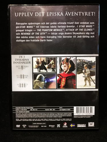 Star Wars - Prequel Trilogy (Episodes I-III) (DVD) George Lucas - OOP/Utgången