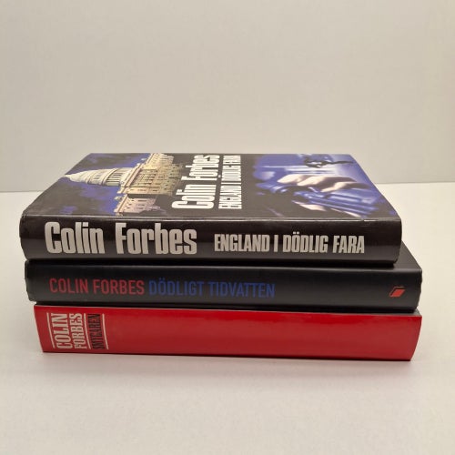 Colin Forbes x3 Bokpaket - hårdpärm - Se bilder för titlar