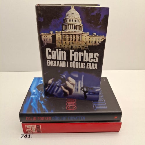 Colin Forbes x3 Bokpaket - hårdpärm - Se bilder för titlar