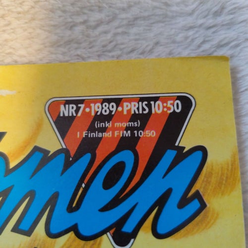 FANTOMEN DEN GULA DÖDEN NR7-1989