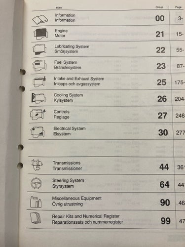 Parts Catalogue Marine Engines D31, 41