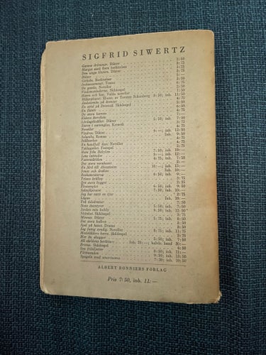 Att Vara Ung av Sigfrid Siwertz (1949)