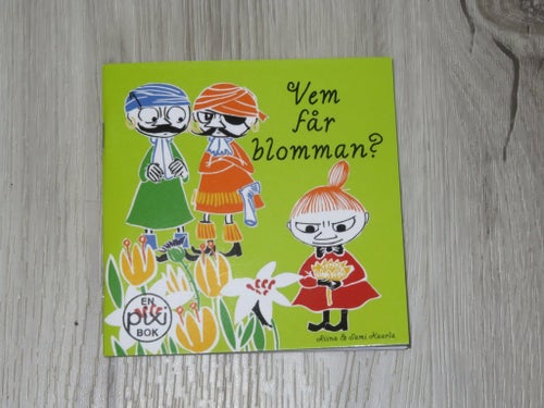 PIXI-bok Muminfamiljen Vem får blomman? Riina & Sami Kaarla 2017 mkt fint skick