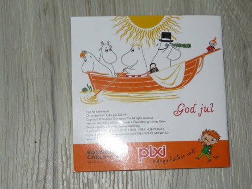 PIXI-bok Muminfamiljen Vem får blomman? Riina & Sami Kaarla 2017 mkt fint skick