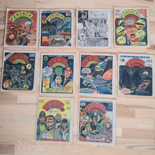 2000 AD Comics prog 151-160 IPC serietidningar
