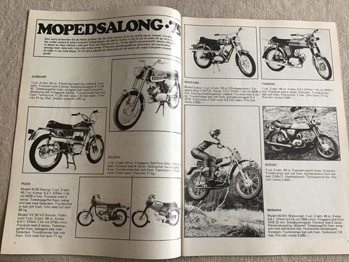 ALLT OM MC NR 6 1975 SIDOVAGNSCROSS,MONARK,ZUNDAPP,PUCH,VM CROSS,SPEEDWAY