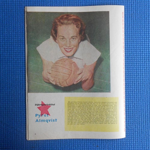 Kamratposten 10 1957  Ingrid Almqvist spjutkastning Enid Blyton Ulf Hannerz