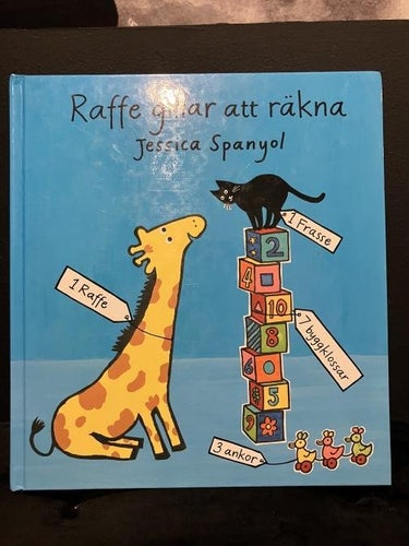 Bok - Raffe gillar att räkna av Jessica Spanyol