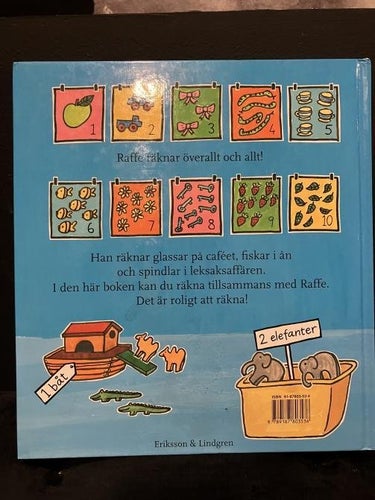 Bok - Raffe gillar att räkna av Jessica Spanyol