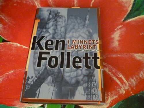 BOK, 2 STYCKEN BÖCKER AV KEN FOLLETT, EDENS HAMMARE, MINNETS LABYRINT