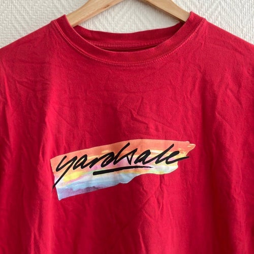 Yardsale röd t-shirt, storlek XL