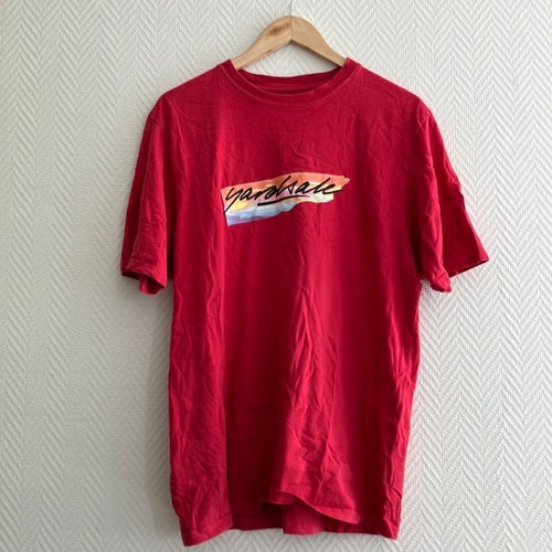 Yardsale röd t-shirt, storlek XL