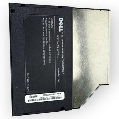Dell Latitude C-Series 24X CD-ROM Modul Optisk Enhet Svart Vintage Laptopdel