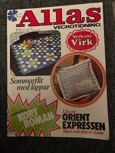 Allas Veckotidning, 1977, fint skick