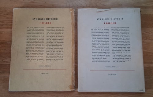 Sveriges Historia I Bilder volym I-II av Gunnar Olander 1952/1954