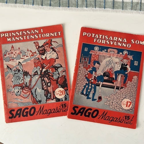 Vintage 2 nr av Sago-Magasinet från 1937