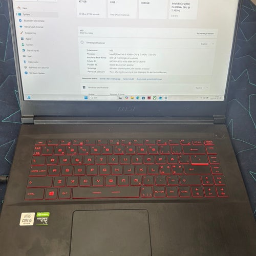 MSI GF65 Thin 10SER Gaminglaptop