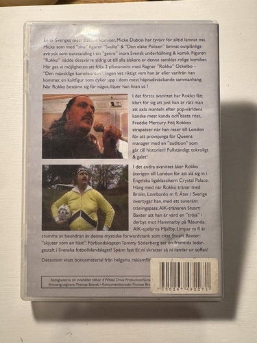 ROKKO - SVULLO - MICKE DUBOIS - DEN MÄNSKLIGE KAMELEONTEN - SVÅR! - DVD